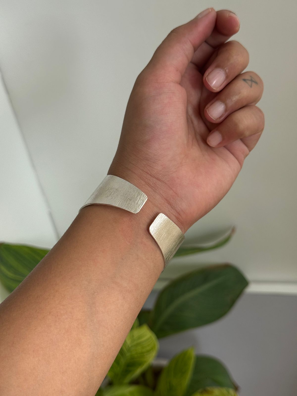 Ditalini Adjustable Cuff Silver