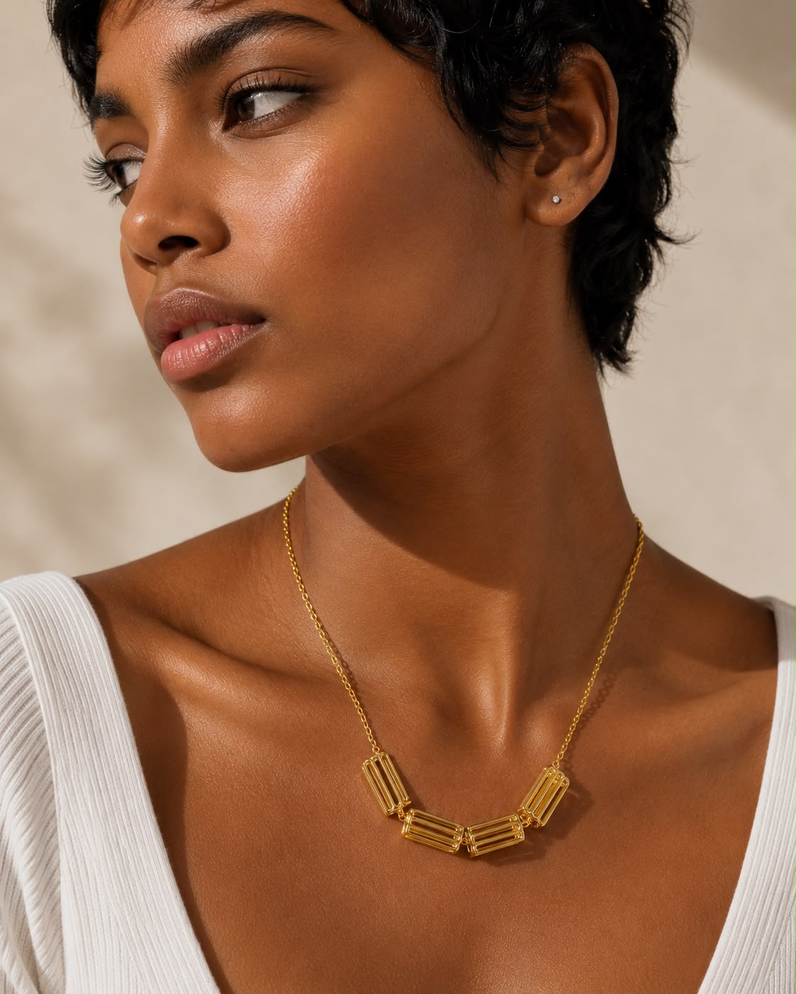 Barrel Statement Neckpiece