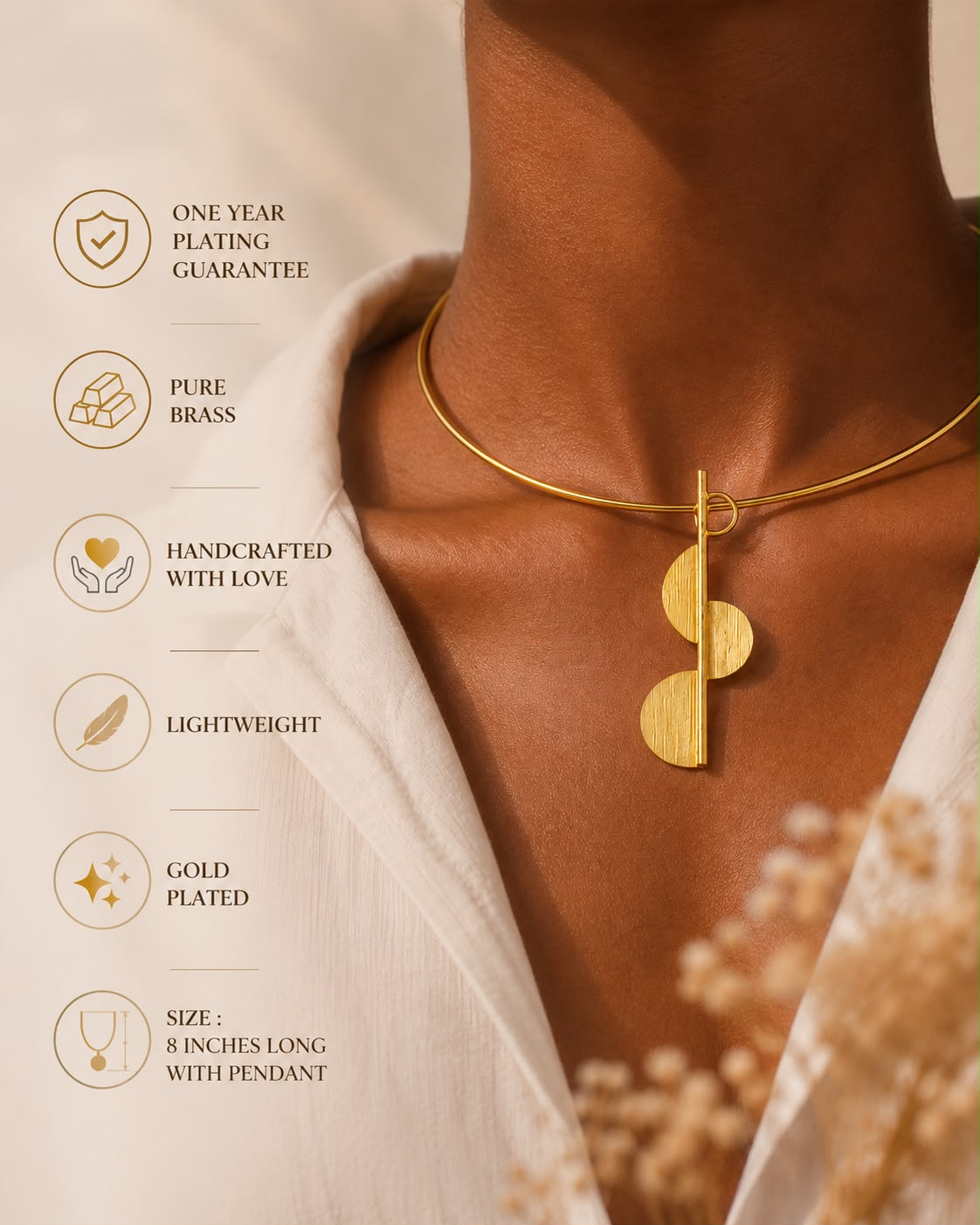 Balance Statement Hasli Neckpiece