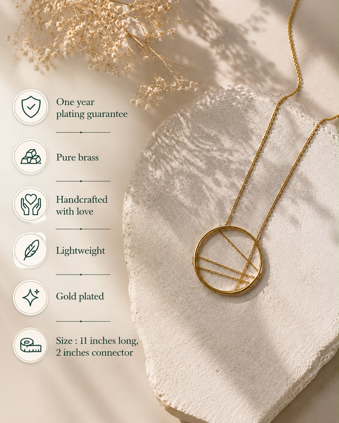 Luna Arc Statement Neckpiece