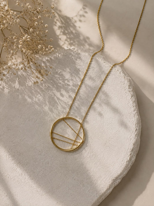 Luna Arc Statement Neckpiece