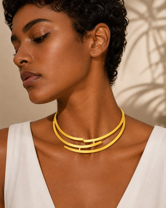 Maze Hasli Statement Neckpiece