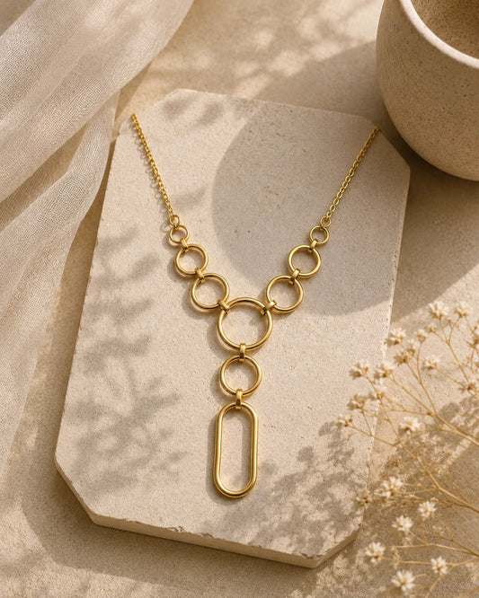 Handmade Roundabout Statement Neckpiece