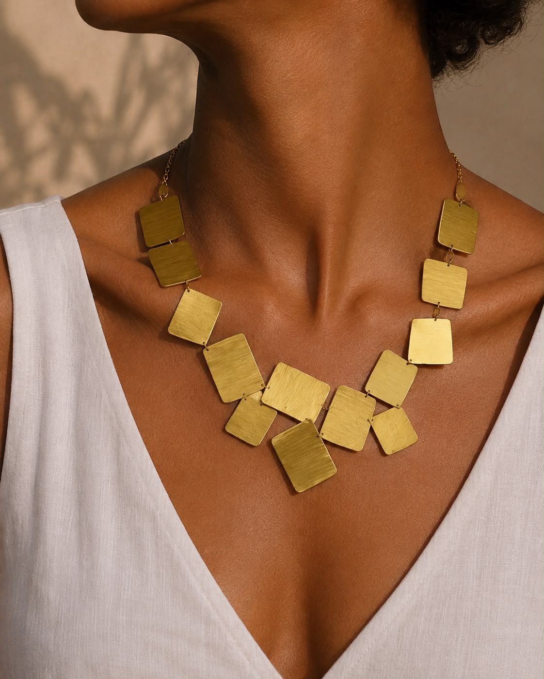 Scattered Block Statement Neckpiece