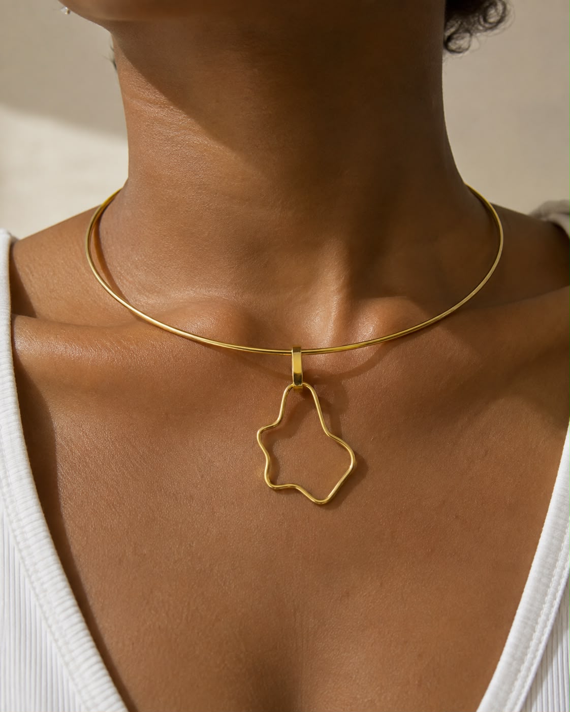 Abstract Hasli Statement Neckpiece