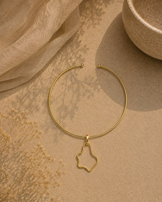 Abstract Hasli Statement Neckpiece