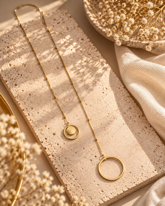 Sunehri Round Statement Neckpiece