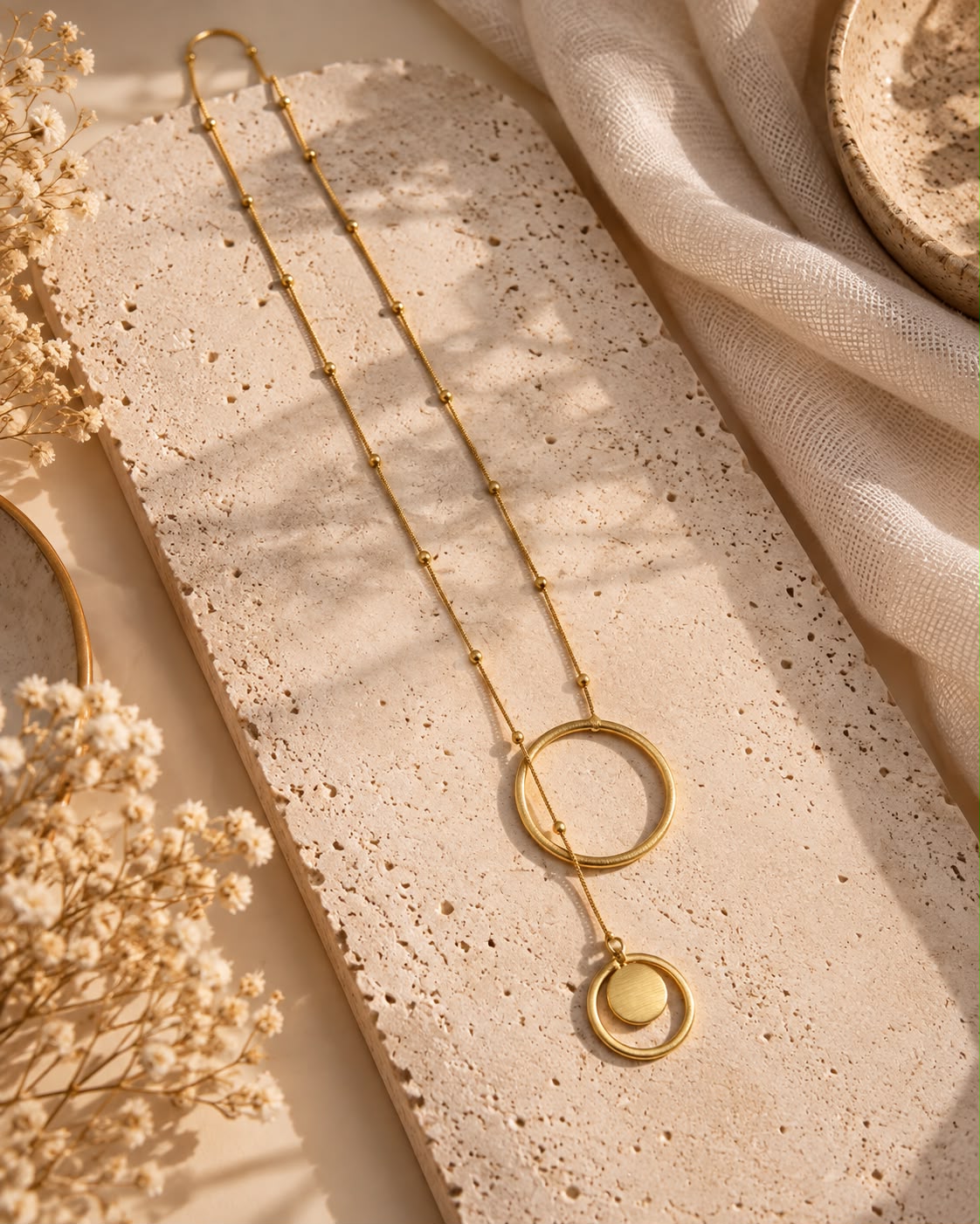 Sunehri Round Statement Neckpiece