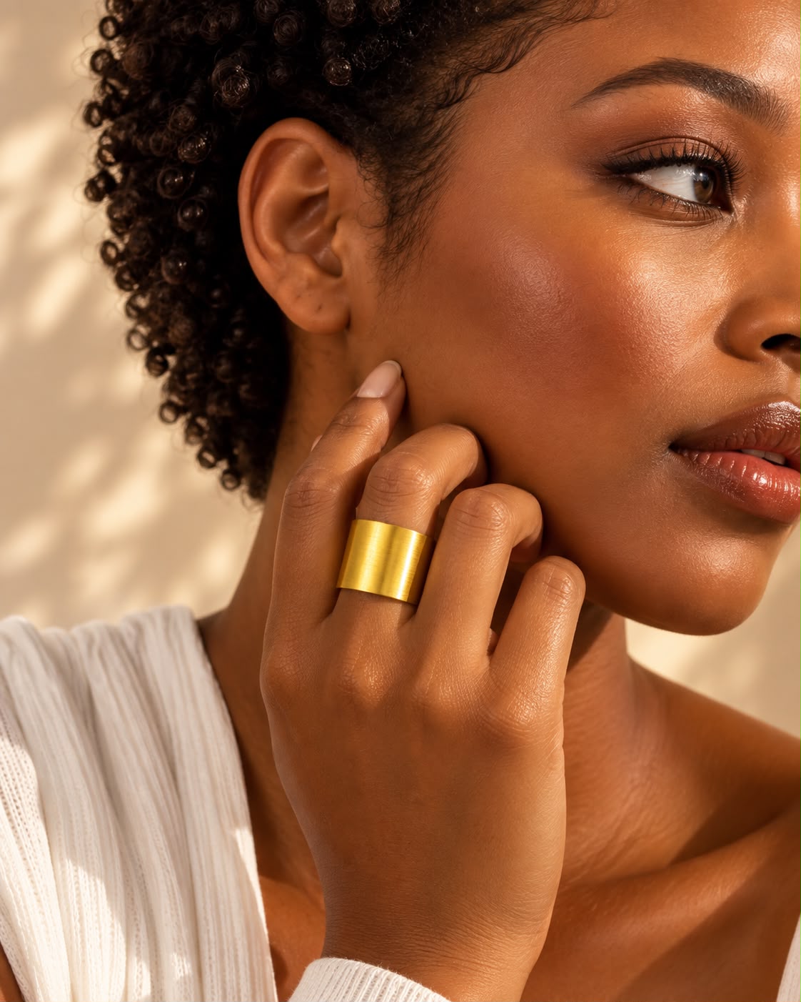 Ditalini Adjustable Band Golden
