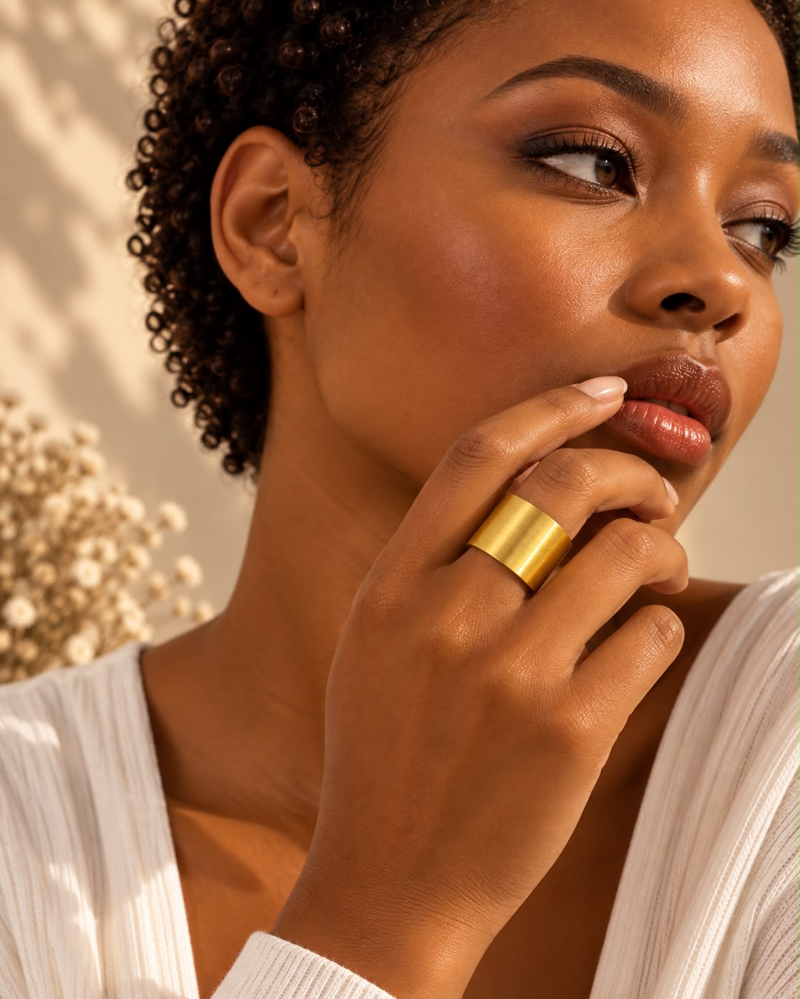 Ditalini Adjustable Band Golden