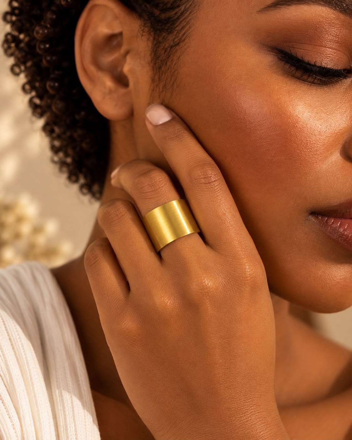 Ditalini Adjustable Band Golden