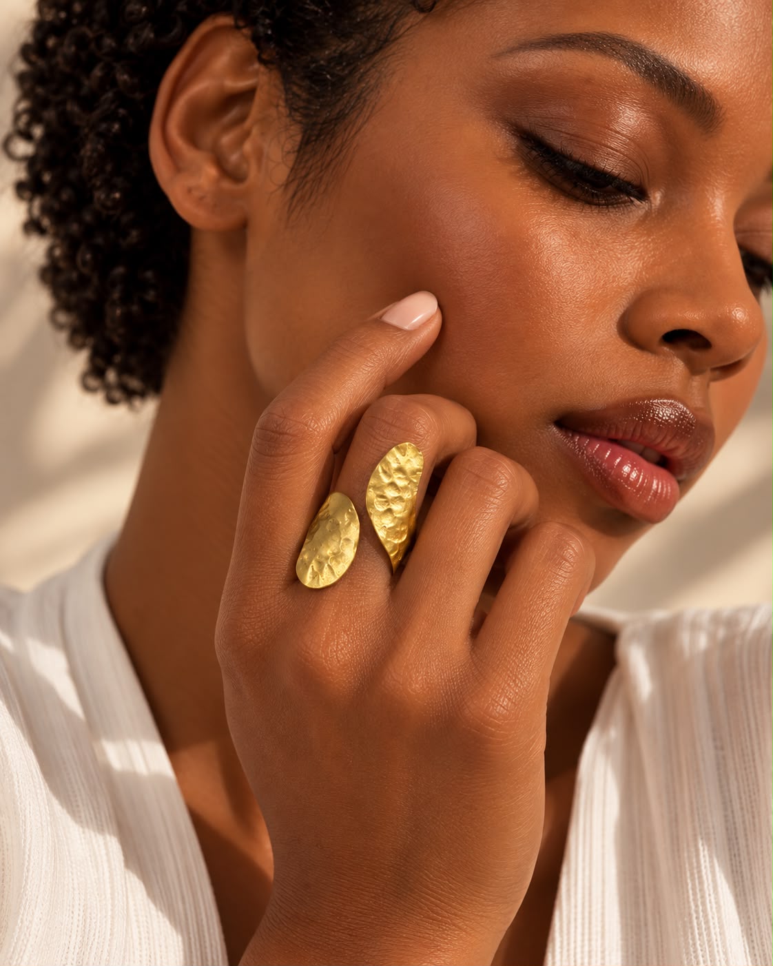 Diverge Adjustable Ring Golden