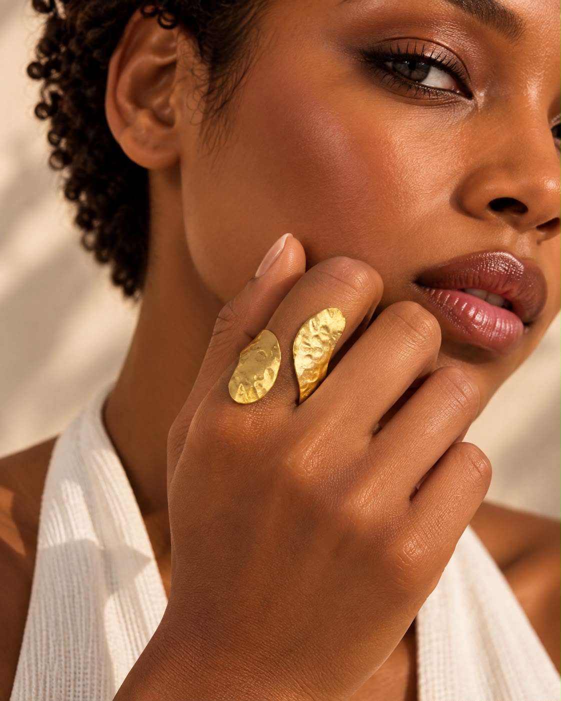 Diverge Adjustable Ring Golden
