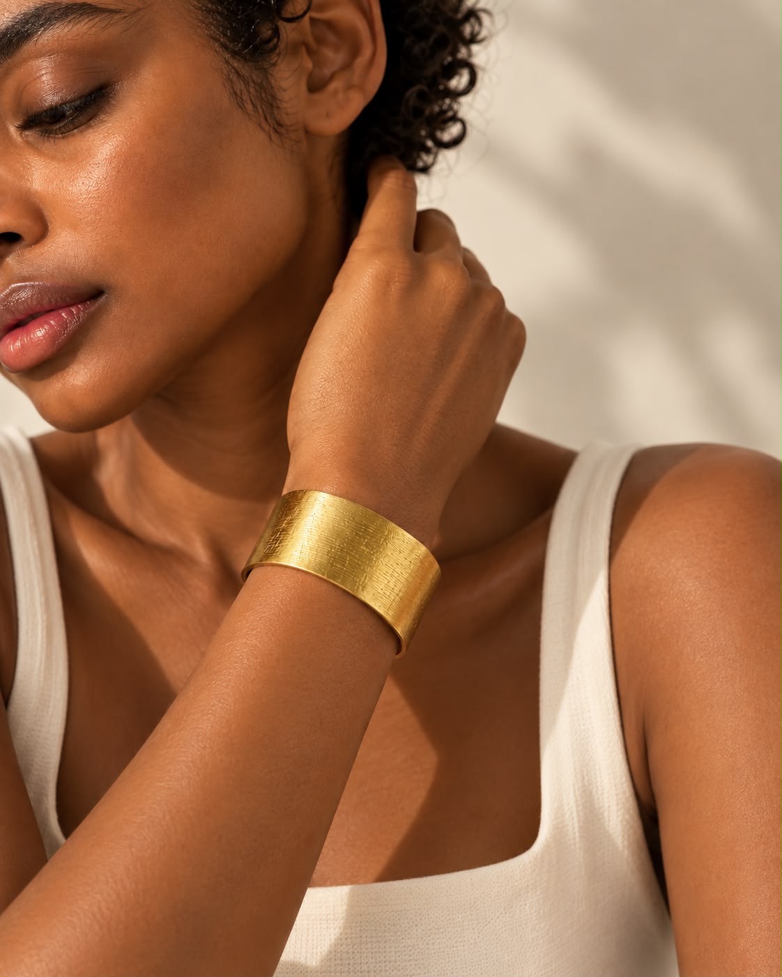 Ditalini Adjustable Cuff Golden