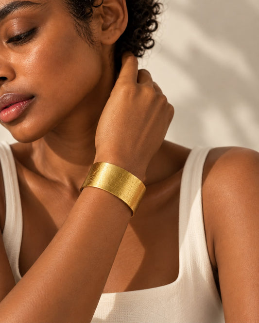 Ditalini Adjustable Cuff Golden