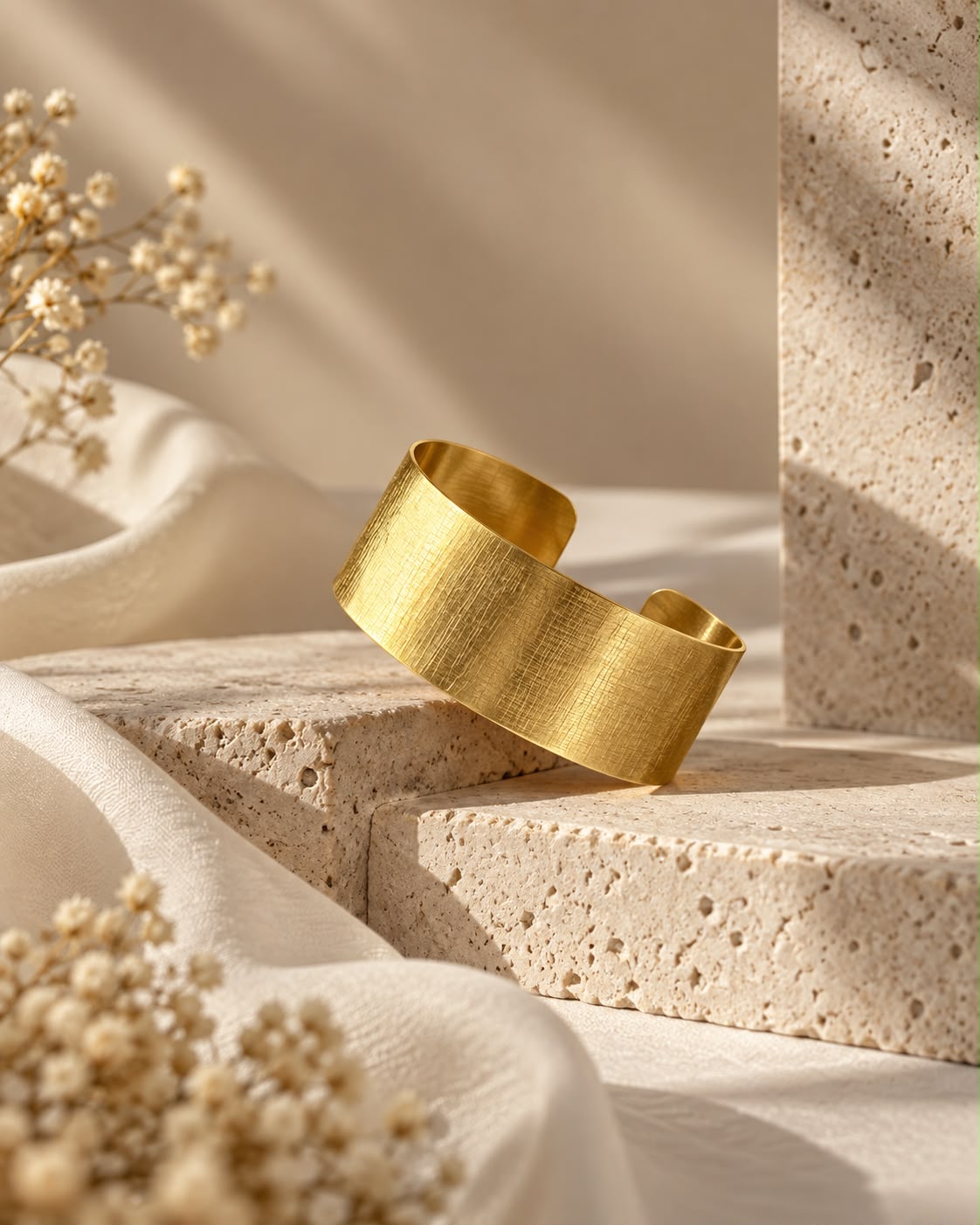 Ditalini Adjustable Cuff Golden