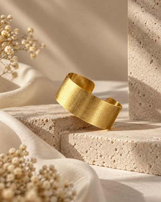 Ditalini Adjustable Cuff Golden