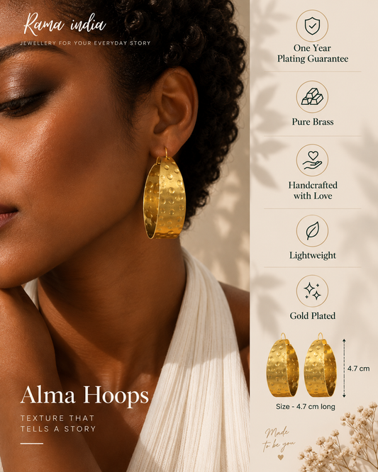 Alma Hoops Golden