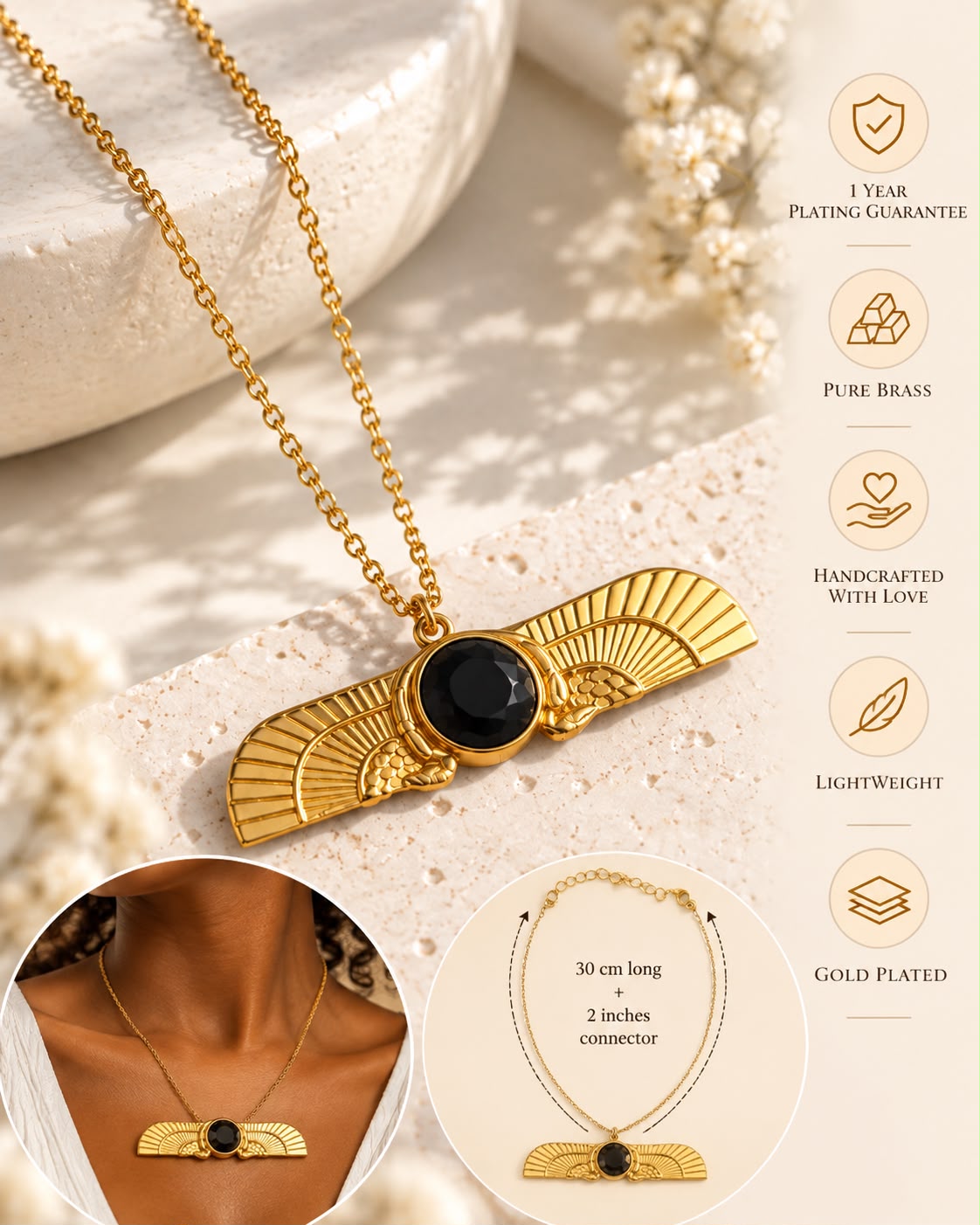Cleopatra Statement Necklace