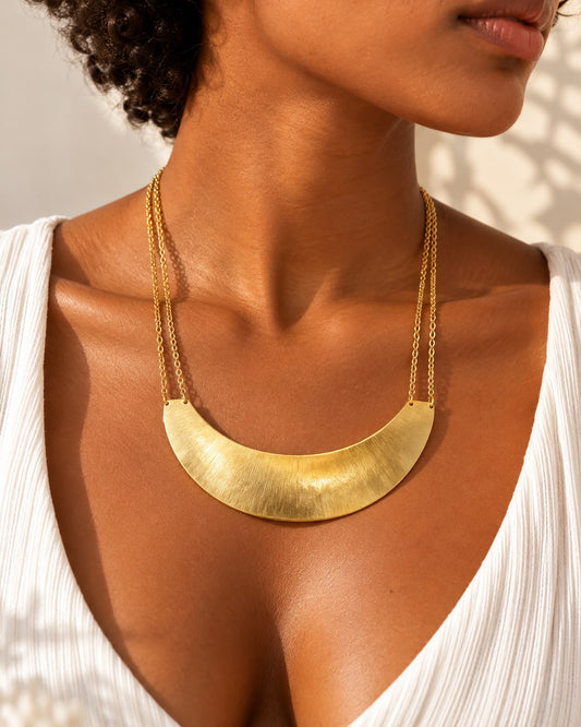 Crescent Statement Neckpiece