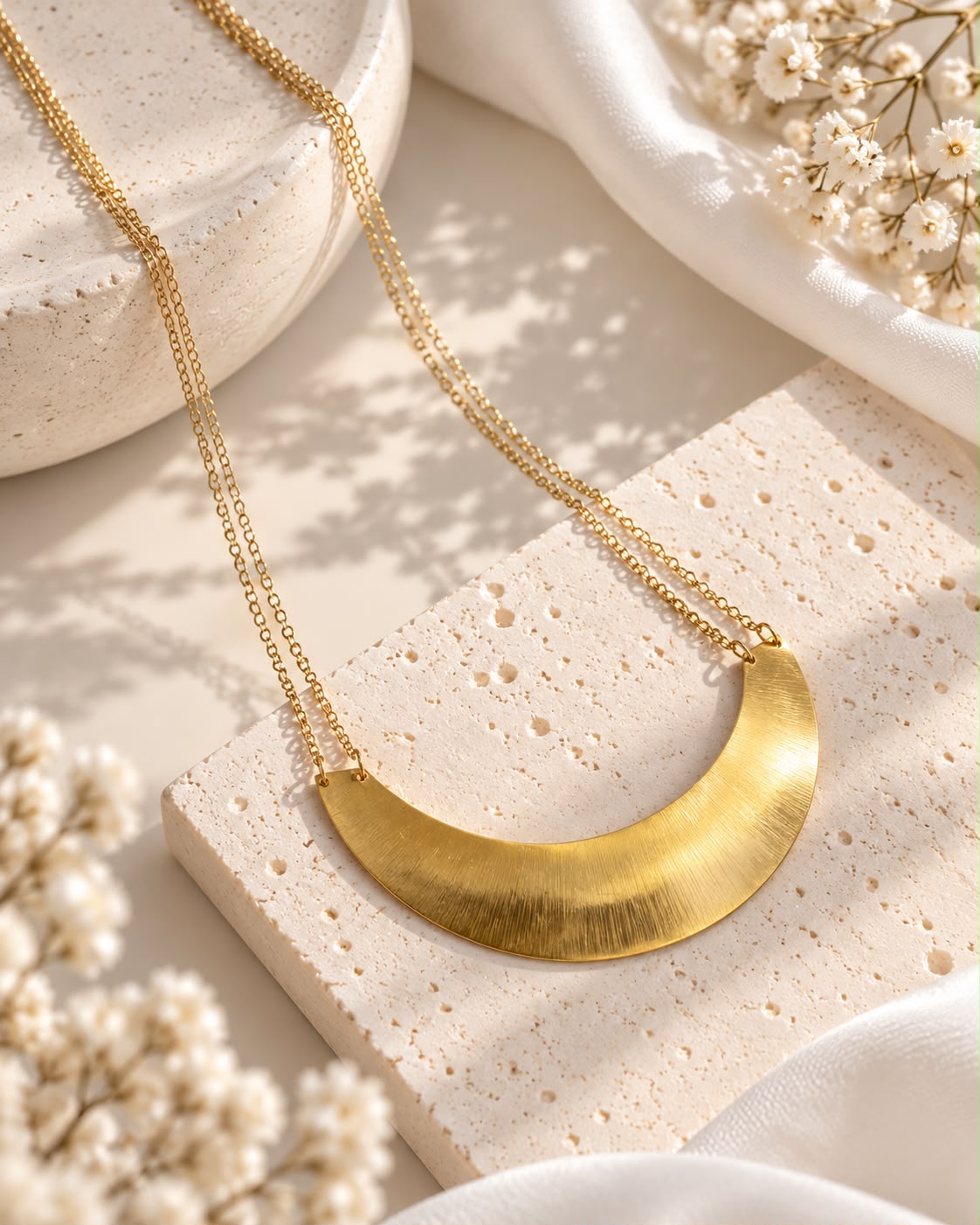 Crescent Statement Neckpiece