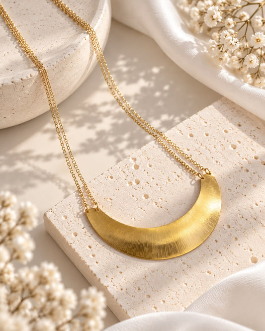 Crescent Statement Neckpiece