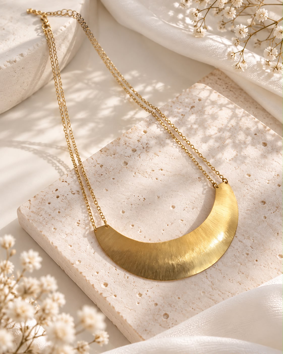 Crescent Statement Neckpiece