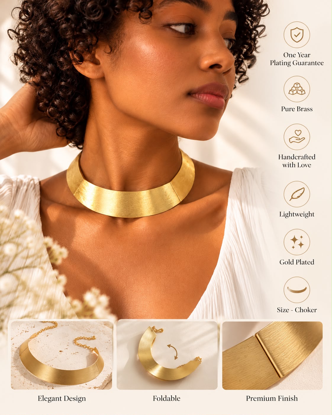Foldable Statement Choker