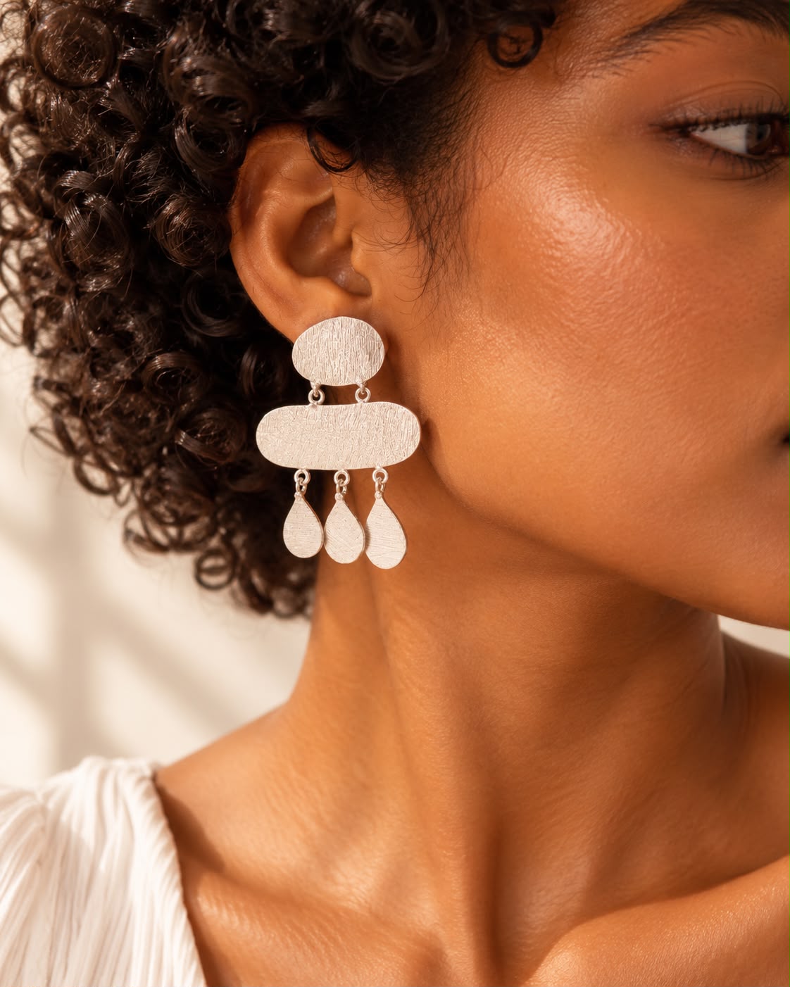 Flair Earrings Silver