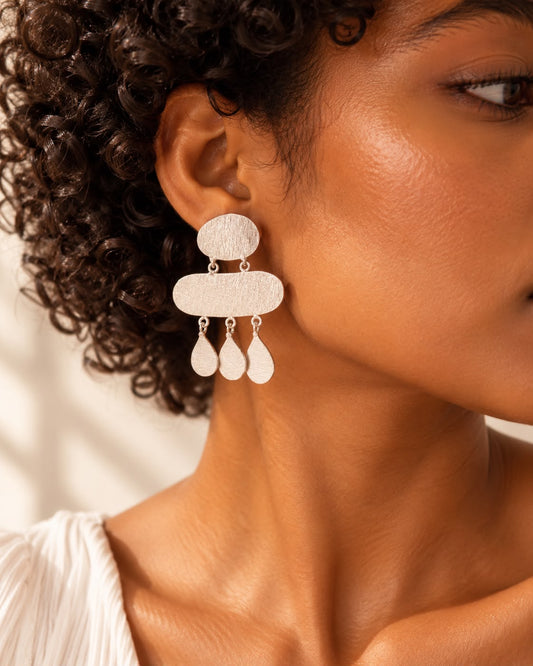 Flair Earrings Silver