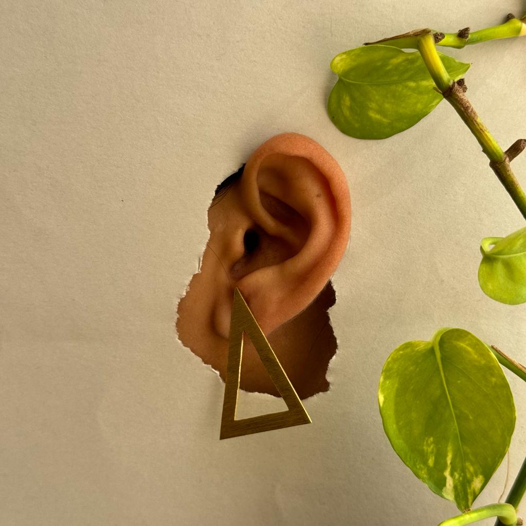 Medium Triangle Earrings