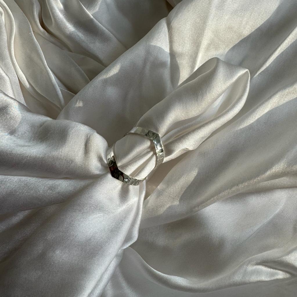 Crown Adjustable Ring Silver