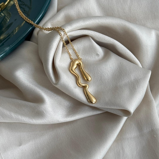 Abstract Drip Pendant
