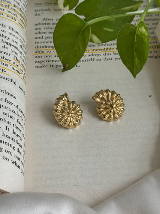 Spiral Snail Studs