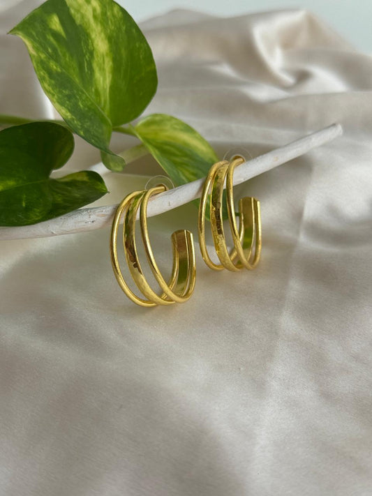 Triple Layer Hoop Earrings