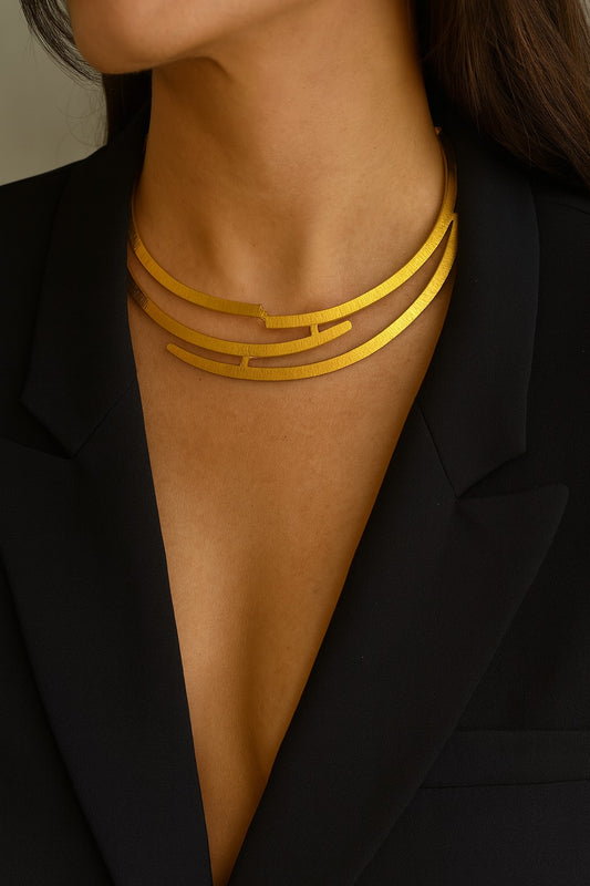 Maze Hasli Statement Neckpiece