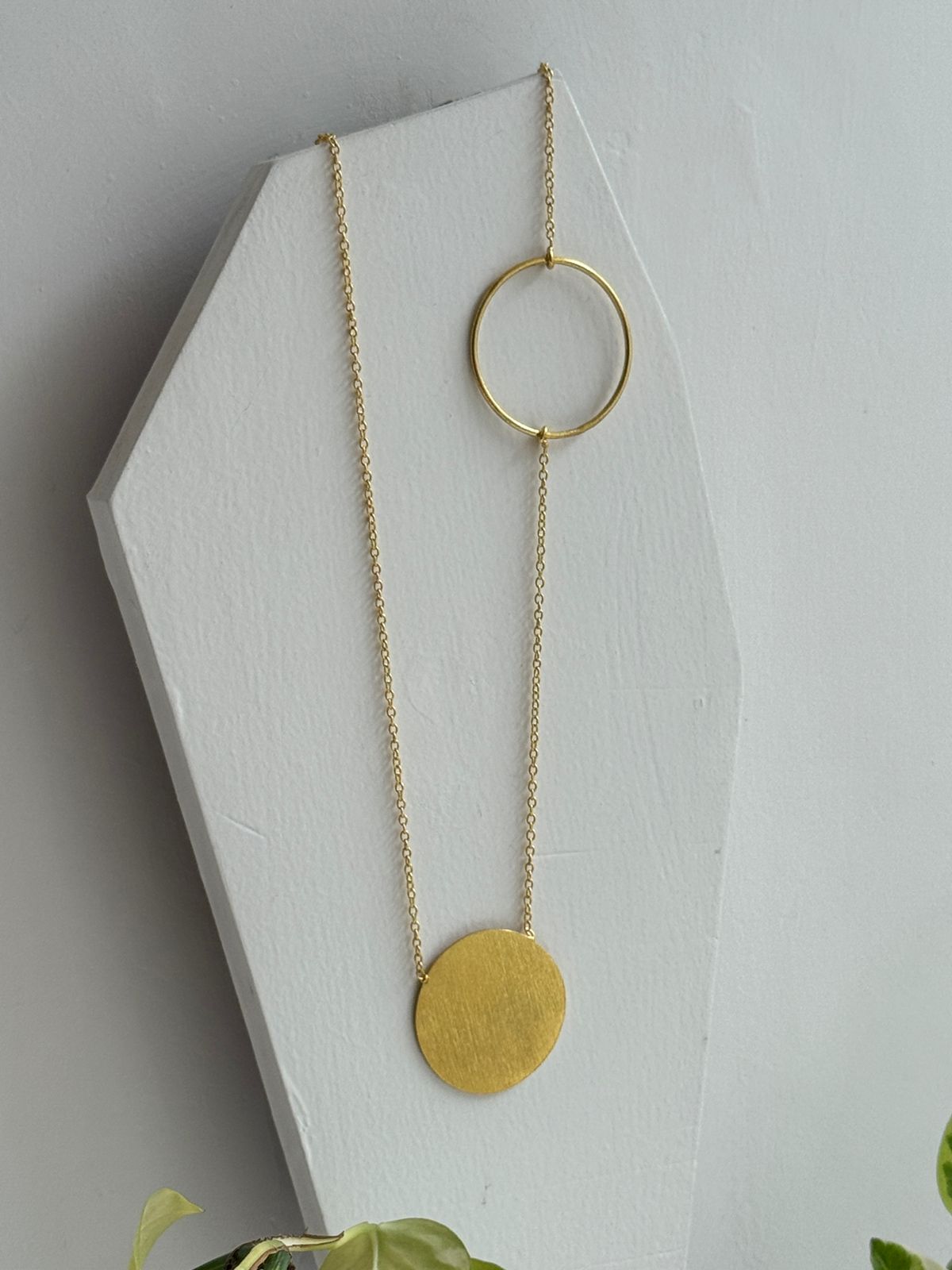 Circle Mass 20” Long Statement Neckpiece
