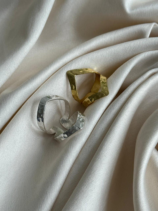 Crown Adjustable Ring Duo