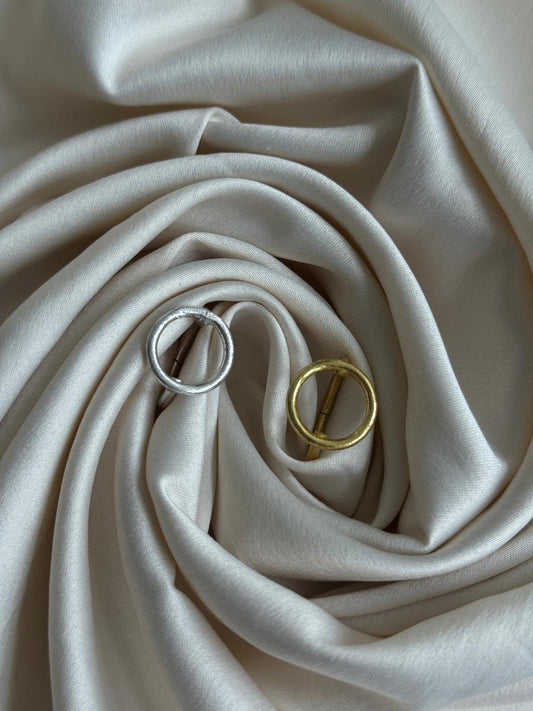 Circle Adjustable Ring Duo