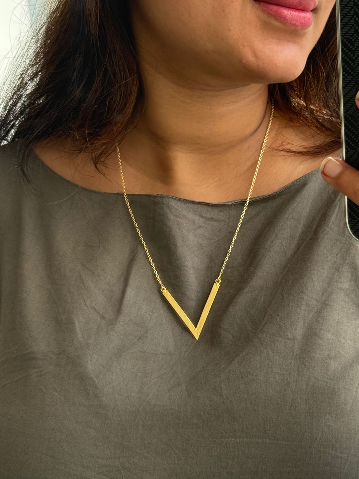V Statement Neckpiece