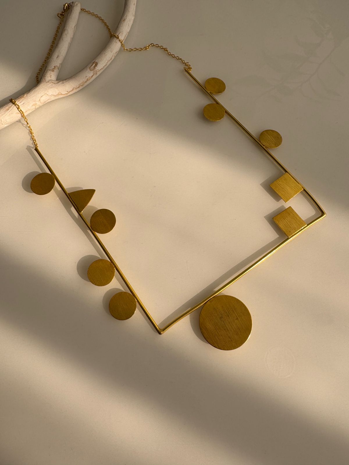 Rectangle Tikari Statement Neckpiece