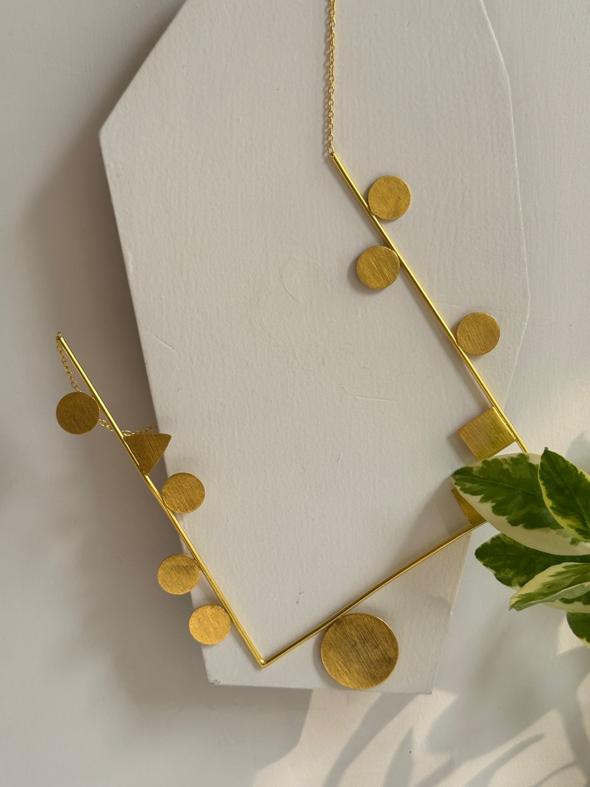 Rectangle Tikari Statement Neckpiece