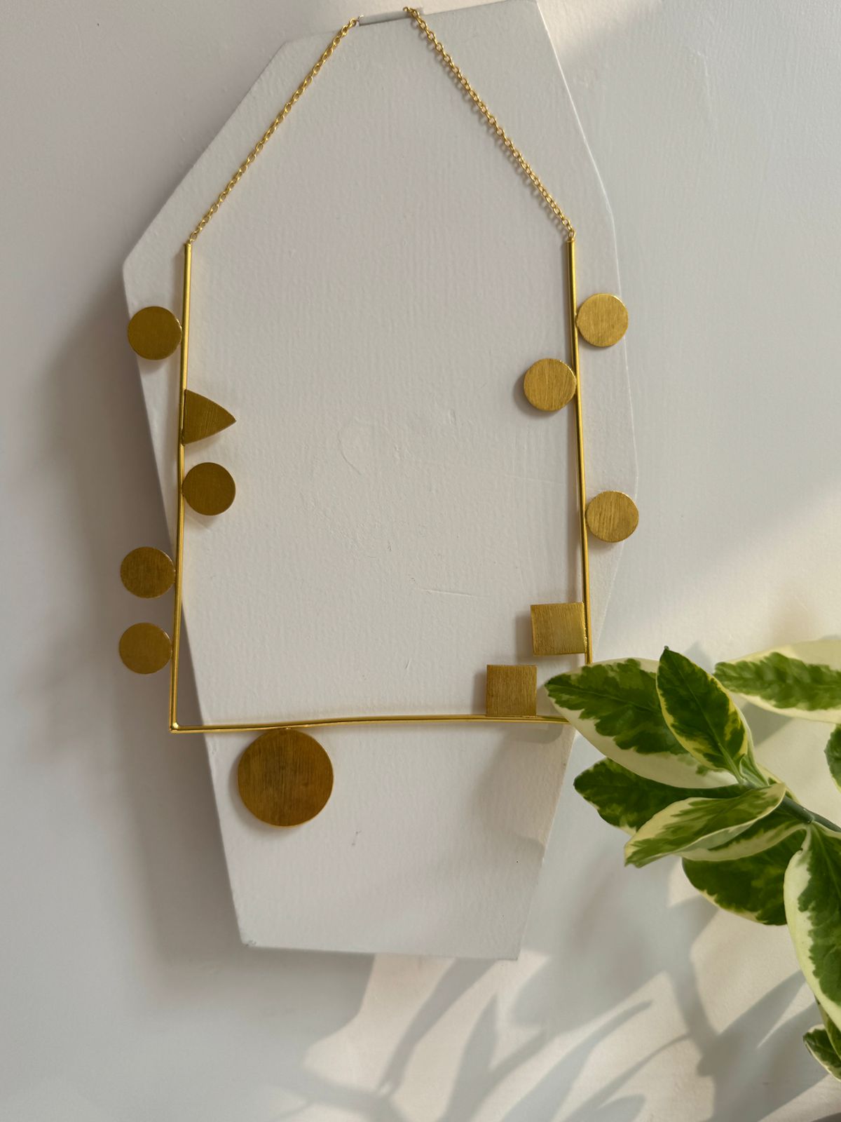 Rectangle Tikari Statement Neckpiece