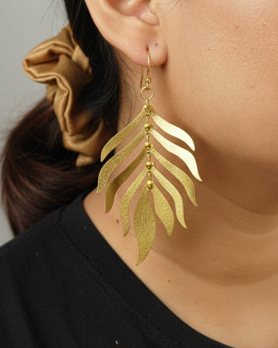 Lightning Bolt Statement Earrings
