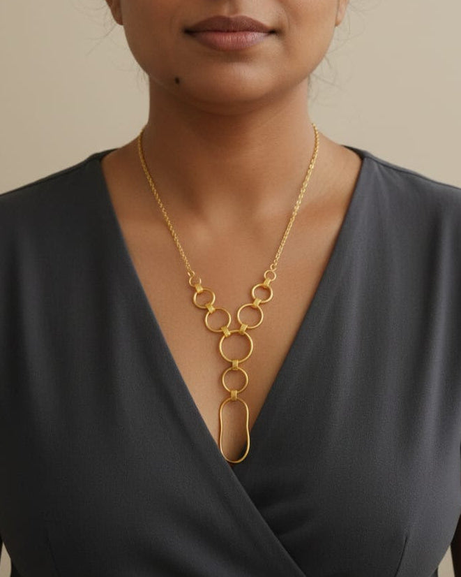 Handmade Roundabout Statement Neckpiece