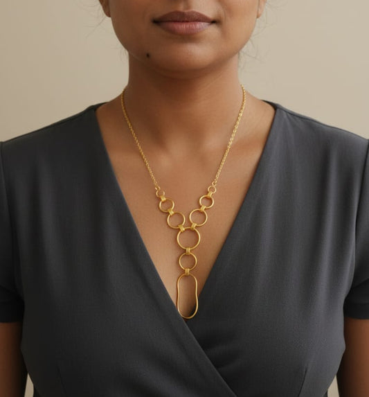 Handmade Roundabout Statement Neckpiece