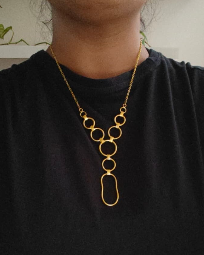 Handmade Roundabout Statement Neckpiece