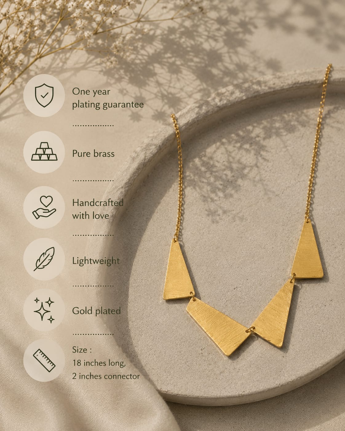 Trikon Neckline Statement Neckpiece